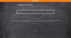 Desktop Screenshot of celebratekerala.com